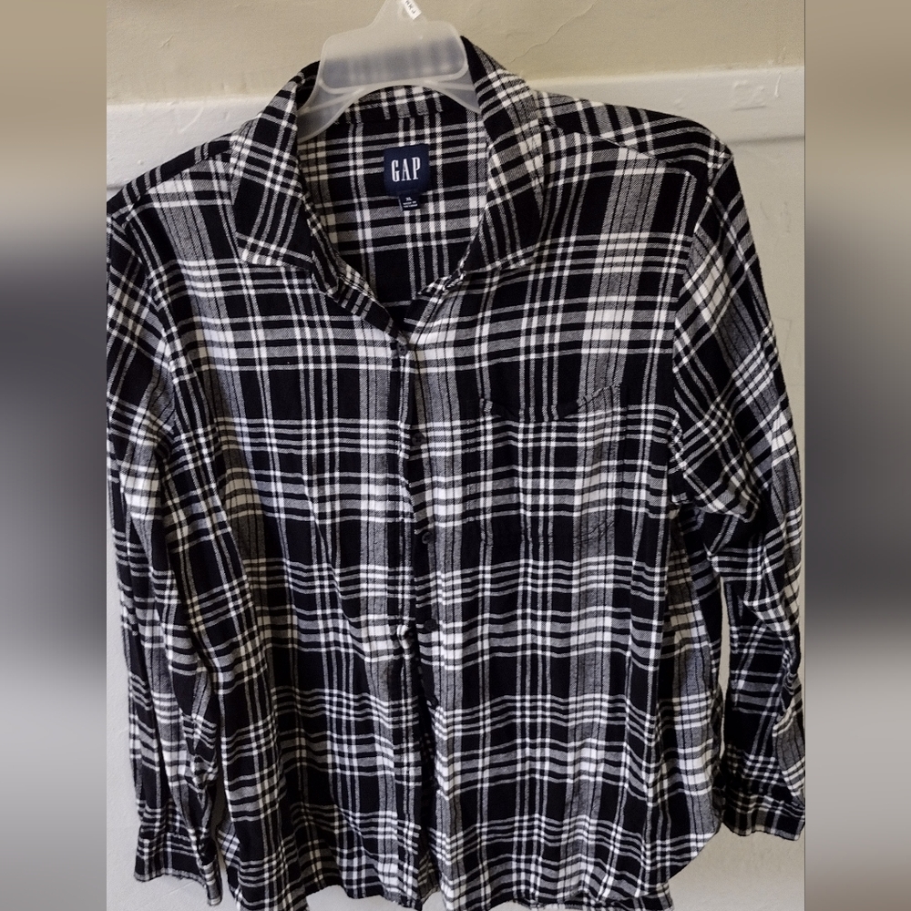 Vintage Gap Men's Flannel Button down